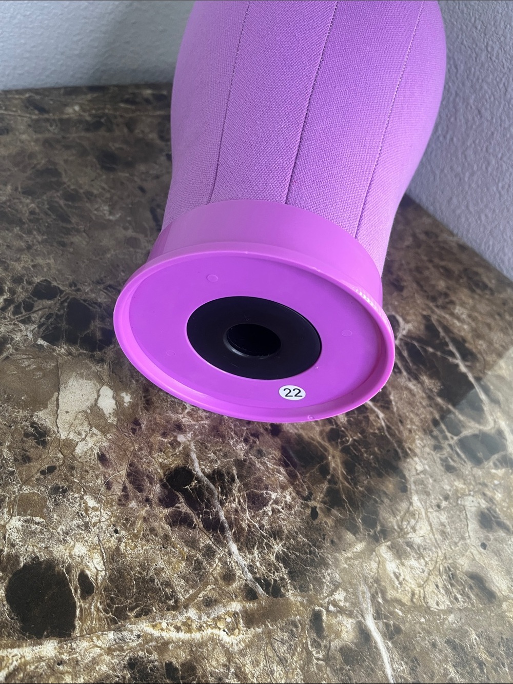Purple canvas head - Picture 3 of 4